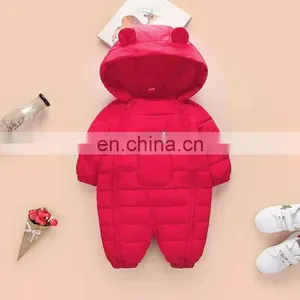 Newborn Infant Baby Boy Girl Winter Set Clothes Romper thumbnail-4