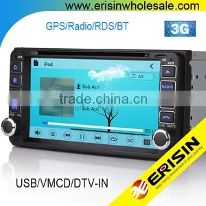 Erisin ES7603M 2 Din 7 Inch Car DVD Player PB-Sreach for Corolla thumbnail-1