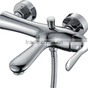 Zinc Alloy Handle Ceramic Valve Tap Faucet Bathroom Bathtub Mixer KL-3313 thumbnail-1