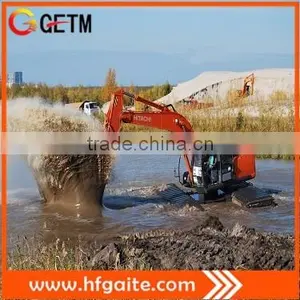 Brand New Amphibious Pontoons GET150P for 13-15 t Excavator Assembly HItachi Amphibious Excavator Supplier thumbnail-3