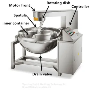 Automatic Industrial Type Electric Induction Sesame Paste Making Machine thumbnail-2