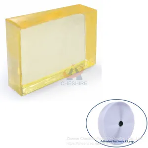 High Quality Transparent Strong Bonding Back to Back Nylon Hook Loop Tape Glue Hot Melt Pressure Sensitive Adhesive thumbnail-2