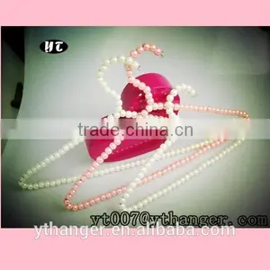 PH-YT-051 Beautiful Wire Hanger Coated Pearl for Display thumbnail-1