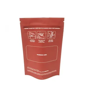 Biodegradable Packaging Child Resistant Mylar Child Safety Zip Medical Packaging Bag thumbnail-1