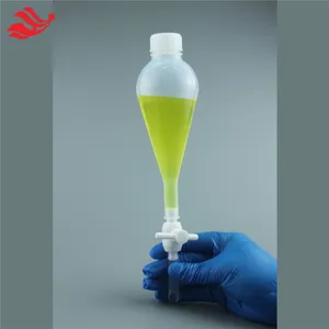 Laboratory FEP Lab Supplies Teflon Funnel Anti-corrosion 250ml Separatory Funnel thumbnail-3