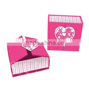 Custom Creative Paper Fancy Pink Packaging Box thumbnail-1