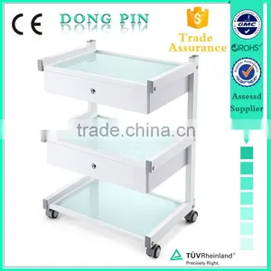 Beauty Salon Equipment Glass Shelf Trolley Medical Facial Trolley Wholesale Quality Choice thumbnail-2