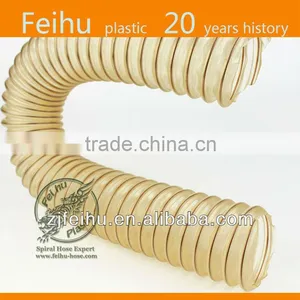 2 Inch Cooper Wire Reinforced pu Vacuum Sawdust Suction Hose thumbnail-1