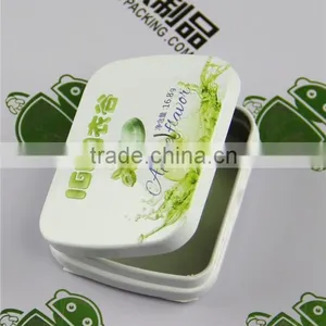 Rectangle Shape Metal Tin Plate Chewing Gum Box thumbnail-1