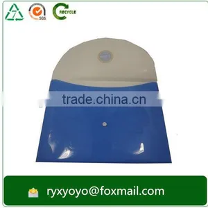 Promotional a4 Size pp Plastic Popper Document Wallet With Back Pocket thumbnail-3