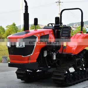 High Quality Nongfu Rubber Crawler Paddy Field 4WD 90HP Tractors thumbnail-5