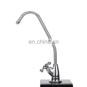 Drinking Water Faucet Water Filter Faucet for Kitchen Sink, Water Purification Faucet for Reverse Osmosis or Water Filtration System, Non-Air Gap Brass Polished Chrome thumbnail-2