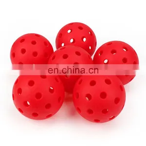 High Quality and Durable Indoor 74mm 26-hole USAPA Approve Pickleball Balls thumbnail-2