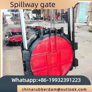 Cast Iron Copper Inlaid One-way Circular Gate, Φ 800 Sewage Gate Hoist, Stop Water Gate Support, as Shown in the Diagram thumbnail-4