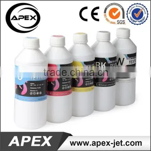1 Liter CMYKW Textile Ink for DTG Printer thumbnail-1
