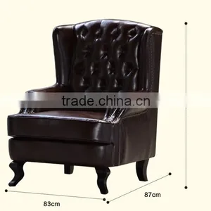 French Style Living Room Wooden Sofa Chair PFS163 thumbnail-6