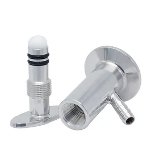 Selling Good Quality Hygienic Quality Certification DN10 Sanitary Grade Stainless Steel Clamp Manual Sampling Valves thumbnail-3