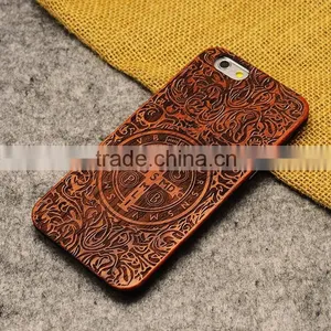 Real Wood Factory Eco Friendly Personalized Wooden Cell Phone Case For Iphone 6, For IPhone 6 Wooden Case thumbnail-1