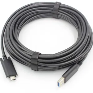 USB3.2 Fiber Optic AM to Type-C AOC-Active Optical Cable thumbnail-1