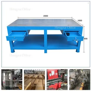 Wholesale Price Industrial Steel Workbench Heavy Duty Tool Table With Key Lock Drawers thumbnail-5