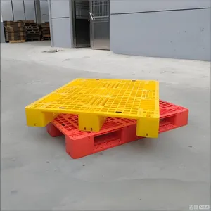Heavy Duty Grid Plastic Pallet 4-Way Entry HDPE for Warehouse Storage & Sea Export thumbnail-5