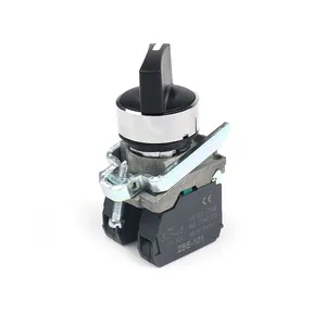 5A 250V AC Spring Rebound Push Button Switch With LED Light Source thumbnail-2