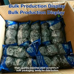 3pack Commercial Catering Steel Wool Balls Bulk Pack for Canteen Hotel Restaurant thumbnail-3