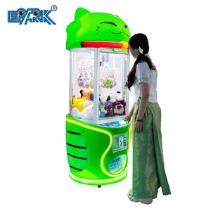 Prize Vending Claw Machine Cute Cat Theme Coin Operated Toy Grabber for Indoor Play Zones Amusement Venues and Retail Stores thumbnail-1