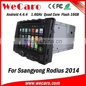 Wecaro WC-SY7070 7" Android 4.4.4 WIFI 3G Touch Screen Car Radio Gps for Ssangyong Rodius 2014 thumbnail-3