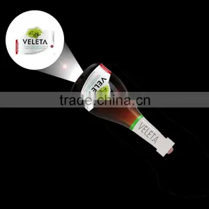 Led Drinking Flashlight for Promotional Items , Champagne of Shaple Projector Keychain,led Logo Projector Keychain thumbnail-4