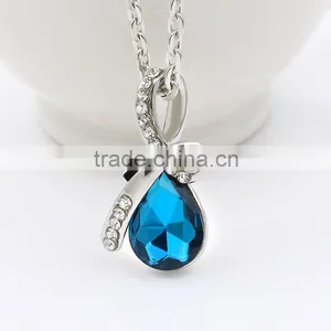 Angel Tears Girls Jewelry Wholesale Crystal Drop Necklace thumbnail-5