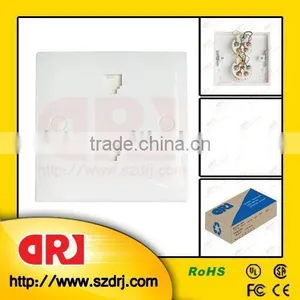 China Shenzhen Cat6 2 Port Network Cable Face Plate thumbnail-1