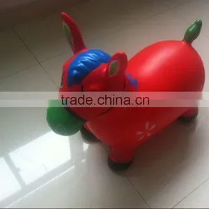Cartoon Cayman,Bouncing Animal,Inflatable Jumping Horse ,Hopper Animal thumbnail-1