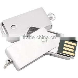 Customized Mini Usb Swivel Metal 32GB thumbnail-1