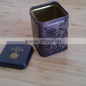 Small Colored Tea Sample Tin Box thumbnail-3