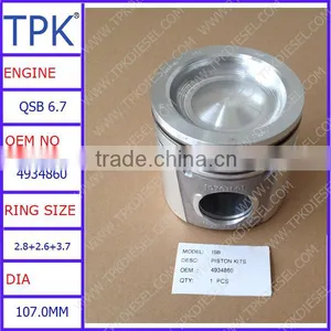 4934860 QSB6.7 PISTON KIT thumbnail-1