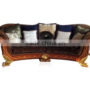 Luxury Royal Design Living Room Furniture Classic Sectional Sofa Set Antique Sofa A45160 thumbnail-2