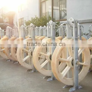 Large Diameter Conductor Pulley Blocks or Single Roller Blocks thumbnail-1