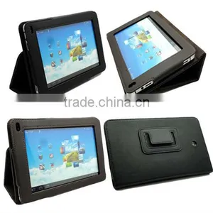 Faux Leather Folio Flip Stand Case Cover Protector For Huawei MediaPad 7 thumbnail-1
