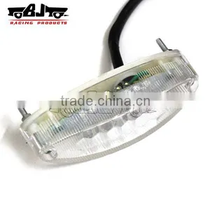 BJ-LPL-005 Clear Motorcycle 28 LED Red License Plate Brake Tail Light For Yamaha KTM thumbnail-1