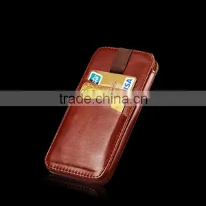 Top Cow Leather Pouch Sleeve for Iphone 6S With Pull Tab Case Bag Sleeve Mobile Phones Accessories for Iphone 6 Case thumbnail-1