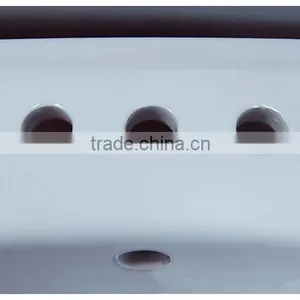 Bathroom Ceramic Colored Wash Basin Without Pedestal thumbnail-3