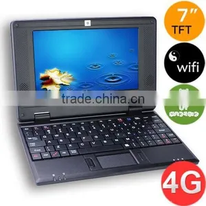 7inch VIA8850 Mini Laptop Netbook With Android 4.1 Jelly Bean Web Camera Best Christmas Gifts for Kids thumbnail-1