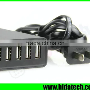 Multi USB Charger 5 Port Usb Wall Charger Home Charger for Smart Phone and Tablets thumbnail-4