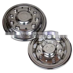 22.5''S/S 304L Wheel Cover,stainless Steel Chrome Truck Wheel Trim thumbnail-1
