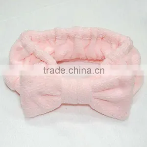 Pink Color Microfiber Hair Bands for Sale thumbnail-1