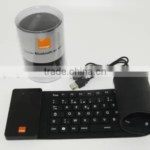 105keys Waterproof Flexible Bluetooth Wireless Silicon Keyboard for Desktop/Laptop/Tablet thumbnail-4