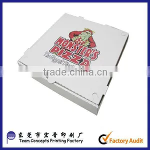 Safe Corrugated Pizza Box From Dongguan Printing Factory thumbnail-1