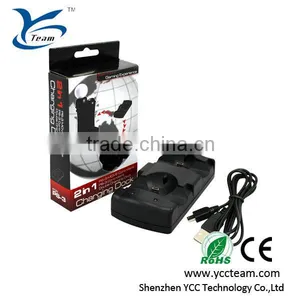 for Ps3 and Ps3 Move Controller 2 in 1 Charger Station thumbnail-1