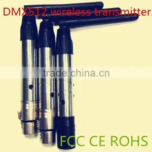 3LOT 2.4G Wireless DM Signal Controller For Stage Par Light DM 512 For Stage Par Light 1PC Transmitter + 2PC Receiver New thumbnail-1